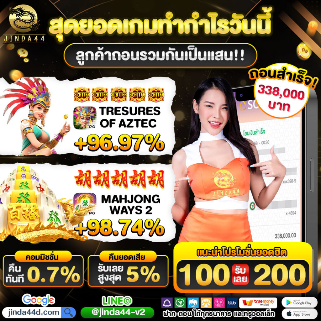 jinda44 เว็บสล็อตยุคใหม่ รวมความบันเทิงออนไลน์ไว้ในที่เดียว​